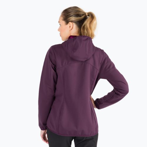 Jack Wolfskin dámska softshellová bunda Windhain Hoody purple 1307481