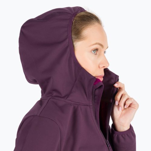 Jack Wolfskin dámska softshellová bunda Windhain Hoody purple 1307481