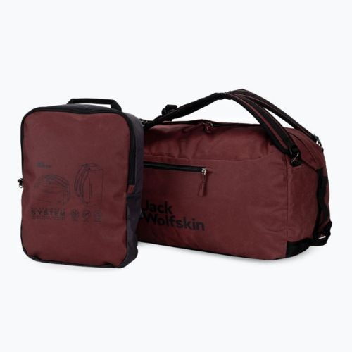Cestovná taška Jack Wolfskin Traveltopia Duffle 45 l burgundy 2010801_2185