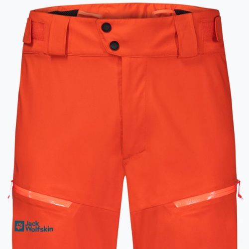 Jack Wolfskin pánske nohavice na zoskok padákom Alpspitze 3L orange 1115191