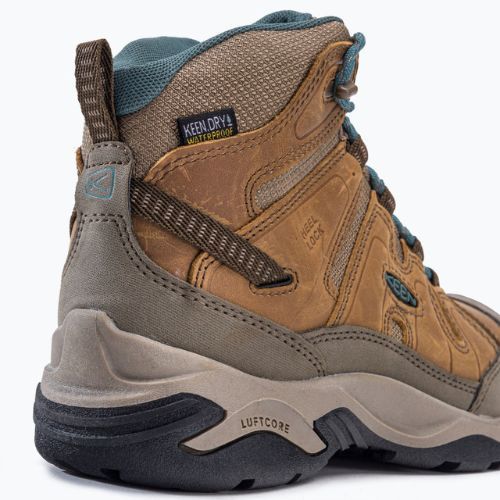 Dámske trekové topánky KEEN Circadia Mid Wp brown 1026764