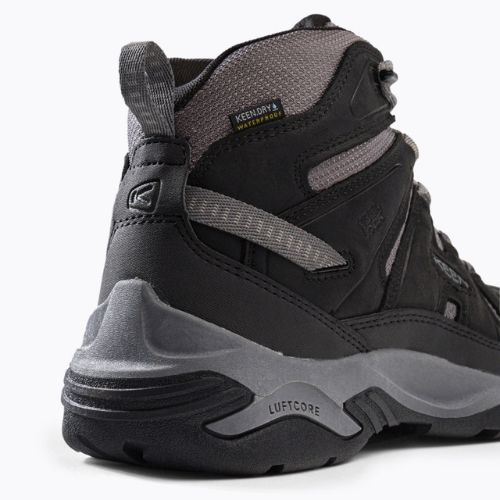 Pánske trekové topánky KEEN Circadia Mid Wp black-grey 1026768