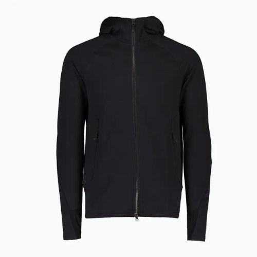 Pánska trekingová mikina POC Merino Zip Hood uranium black