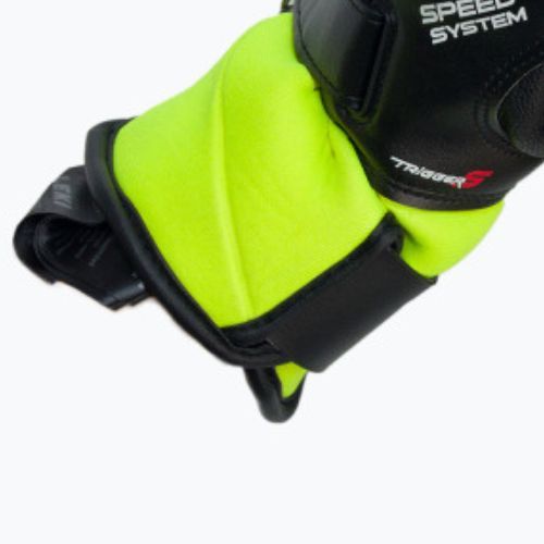 Pánske lyžiarske rukavice LEKI Worldcup Race Flex S Speed System čierno-zelené 649802301080