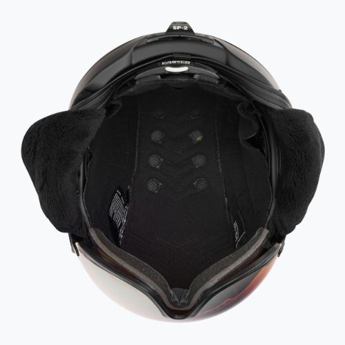 Lyžiarska prilba CASCO SP-2 Carbonic Visor black 07.3732