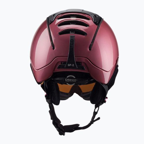 Lyžiarska prilba CASCO SP-2 Carbonic Visor pink 07.3736