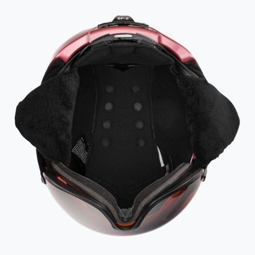 Lyžiarska prilba CASCO SP-2 Carbonic Visor pink 07.3736