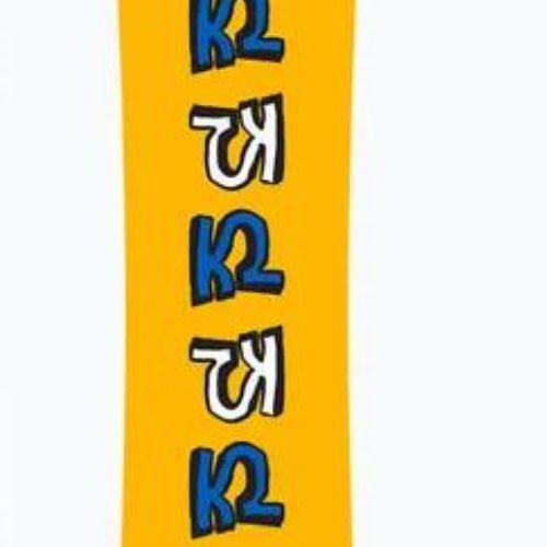 K2 World Peace sivo-žltý snowboard 11G0043/1W
