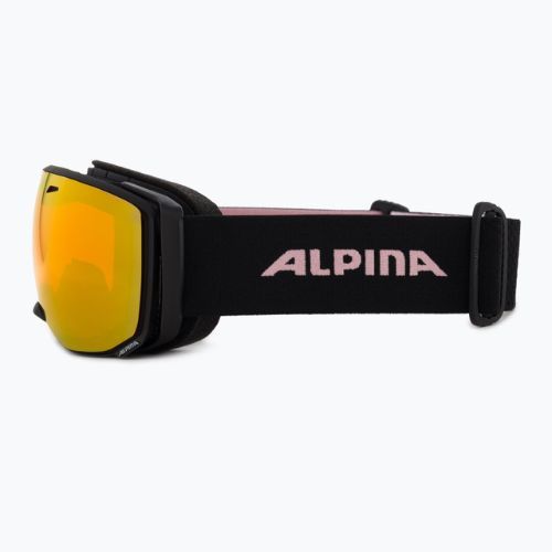 Lyžiarske okuliare Alpina Estetica Q-Lite black/rose matt/rainbow sph