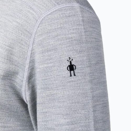 Pánska termoaktívna mikina Smartwool Merino 250 Baselayer Crew Boxed light gray heather