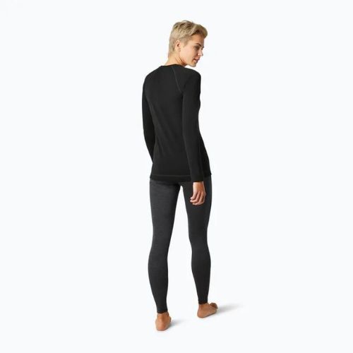 Dámska termoaktívna mikina Smartwool Merino 250 Baselayer Crew Boxed black