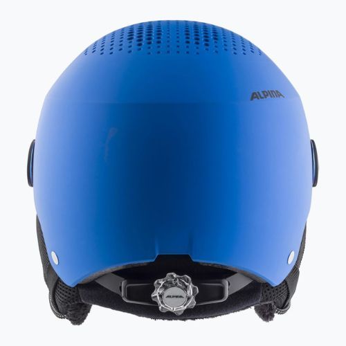 Detské lyžiarske prilby Alpina Zupo Visor Q-Lite blue matt