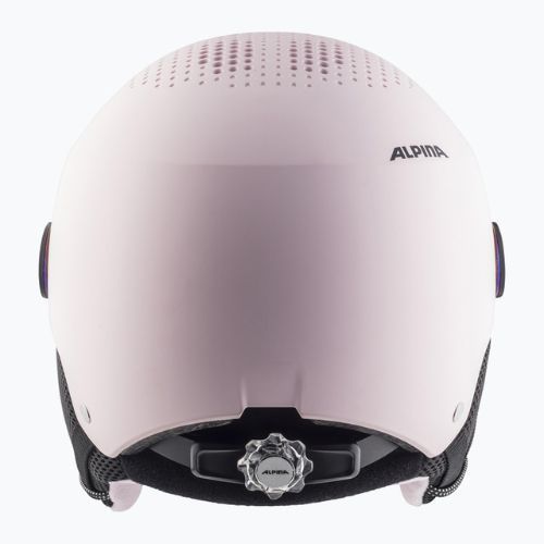 Detské lyžiarske prilby Alpina Zupo Visor Q-Lite rose matt