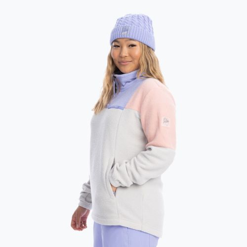 Dámska snowboardová mikina ROXY Chloe Kim Layer 2021 heather grey