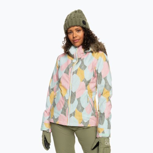 Dámska snowboardová bunda ROXY Jet Ski 2021 deep lichen green la palmeraie