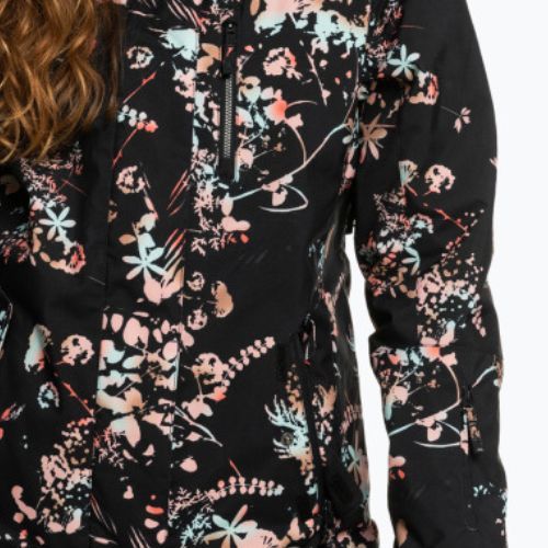 Dámska snowboardová bunda ROXY Jetty 2021 true black tropical cyanotype