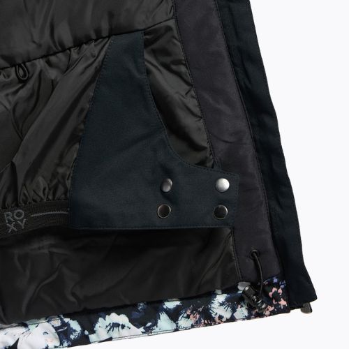 Dámska snowboardová bunda ROXY Presence Parka 2021 true black black flowers