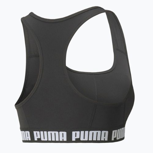 PUMA Mid Impact Puma Strong PM fitness podprsenka čierna 521599 01