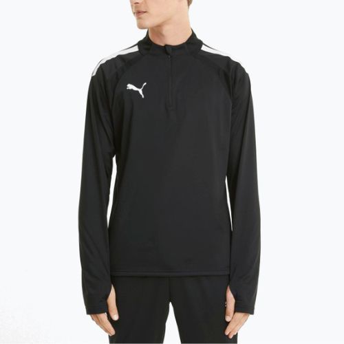 PUMA Teamliga 1/4 Zip Top futbalová mikina čierna 657236 03