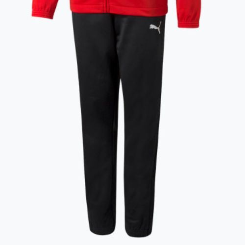 Detská futbalová tepláková súprava PUMA Individualrise Tracksuit red/black 657535 01