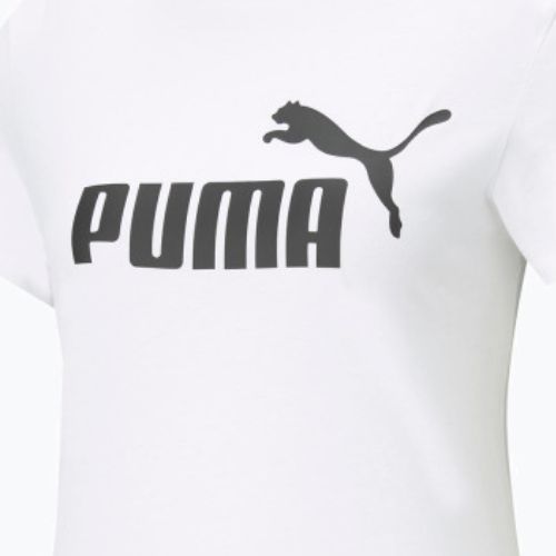 Dámske tréningové tričko PUMA ESS Logo Tee white 586774 02