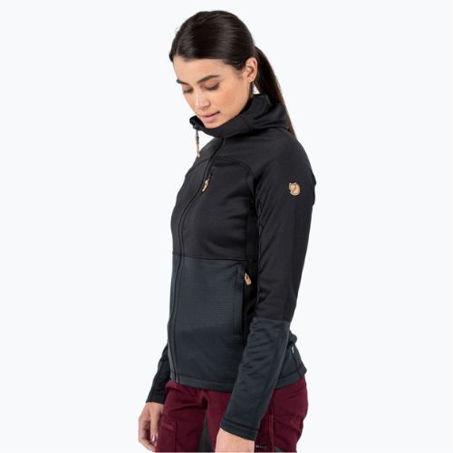 Dámska trekingová mikina Fjällräven Abisko Trail Fleece black F89589