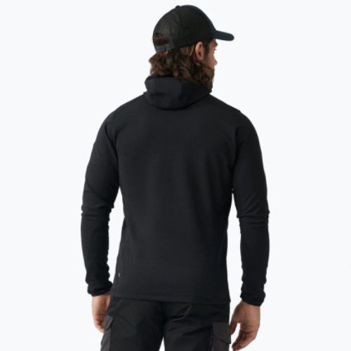 Pánska trekingová mikina Fjällräven Keb Fleece Hoodie black F81878