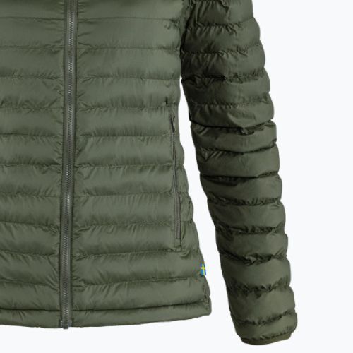 Dámska páperová bunda Fjällräven Expedition Latt Hoodie green F86120