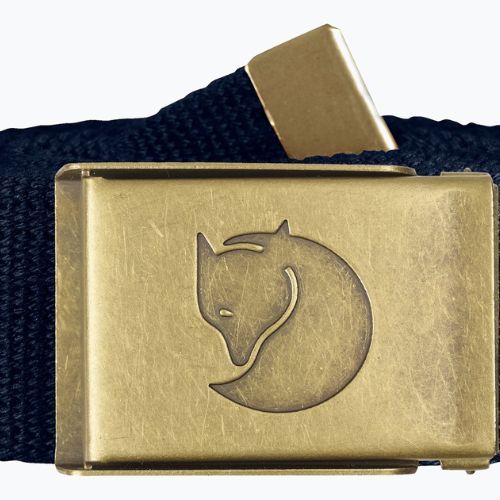 Fjällräven Canvas Brass Belt navy blue F77297
