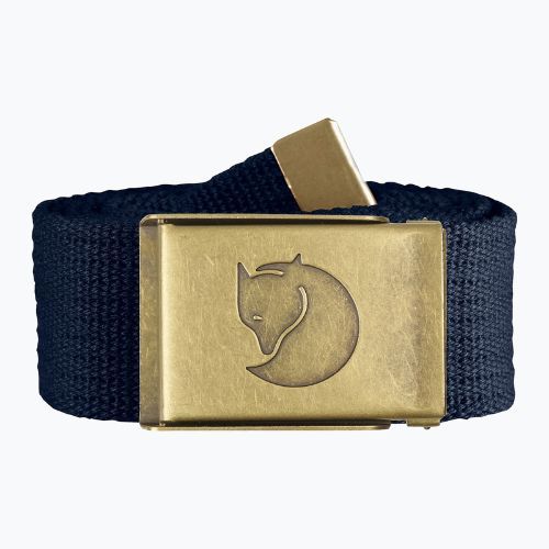 Fjällräven Canvas Brass Belt navy blue F77297