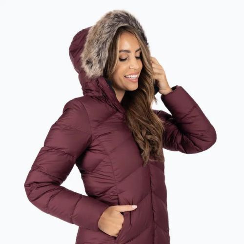 Marmot dámska páperová bunda Montreaux Coat bordová 78090