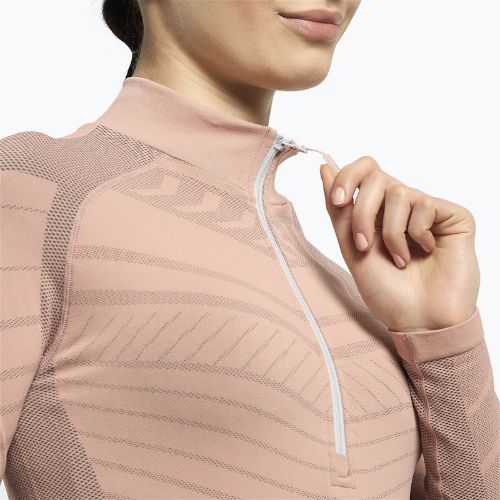 Dámska termoakčná mikina ROXY Base Layer Top Warmlink gray violet