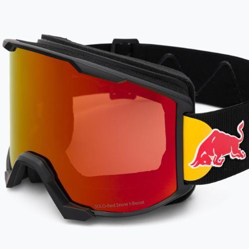 Red Bull Spect + puzdro Solo High Contrast Cat3 lyžiarske okuliare červené SOLO-010S