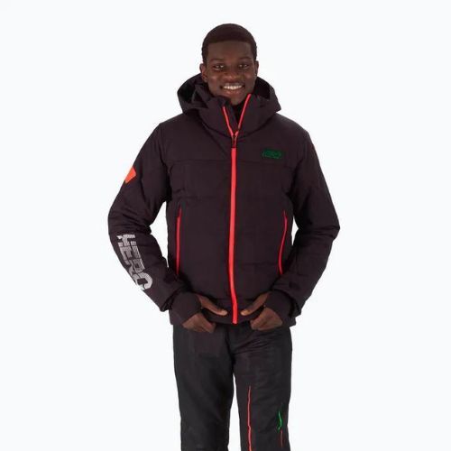 Pánska lyžiarska bunda Rossignol Hero Depart black/red