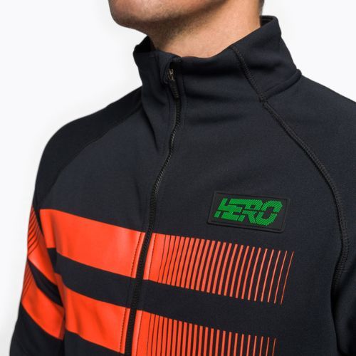 Pánska lyžiarska mikina Rossignol Hero Clim black/red