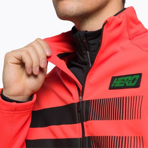 Pánska lyžiarska mikina Rossignol Hero Clim red/black