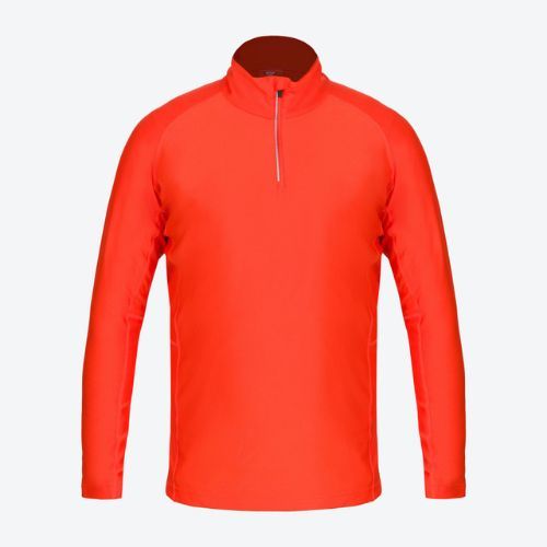 Pánska termo mikina Rossignol Classique 1/2 Zip orange