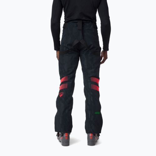 Pánske lyžiarske nohavice Rossignol Hero Course black/red