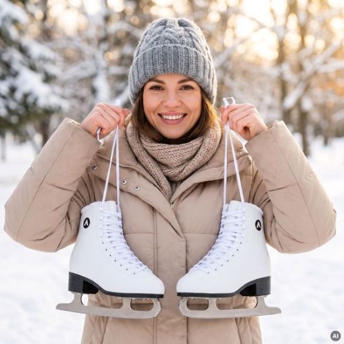 Dámske krasokorčule ATTABO biele FS