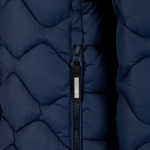 Detská páperová bunda CMP G Coat Fix Hood tmavomodrá 32Z1145/M928