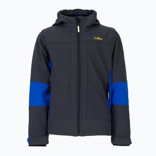 Detská softshell bunda CMP Fix Hood šedá 3A94/9UM