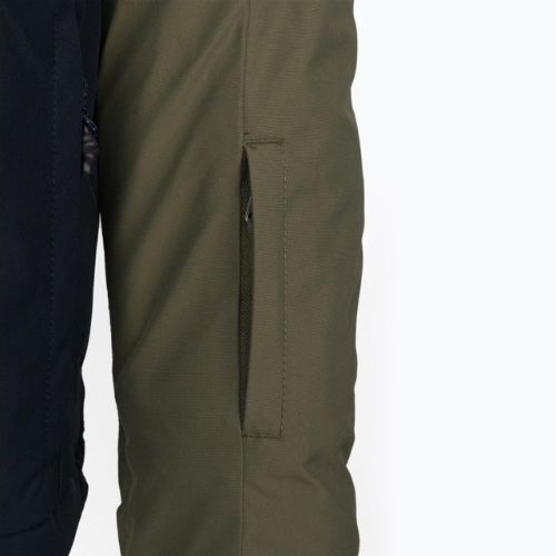 Detská snowboardová bunda Quiksilver Side Hit zeleno-modrá EQBTJ3158