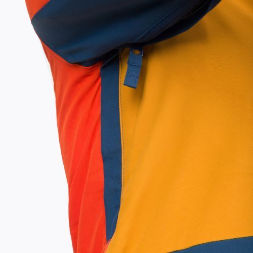 Detská snowboardová bunda Quiksilver Kai Jones Ambition oranžovo-tmavomodrá EQBTJ3169
