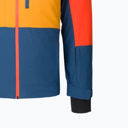 Detská snowboardová bunda Quiksilver Kai Jones Ambition oranžovo-tmavomodrá EQBTJ3169