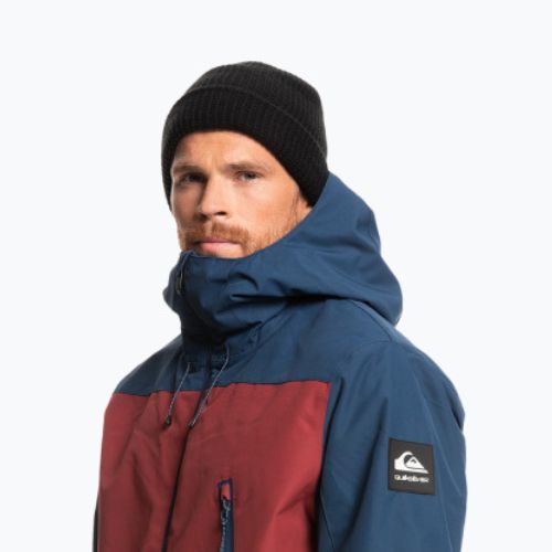 Pánska snowboardová bunda Quiksilver Sycamore tmavomodro-červená EQYTJ3335