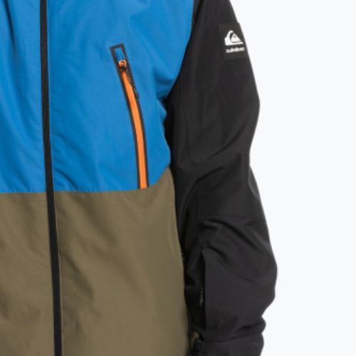 Pánska snowboardová bunda Quiksilver Sycamore čierno-modrá EQYTJ3335