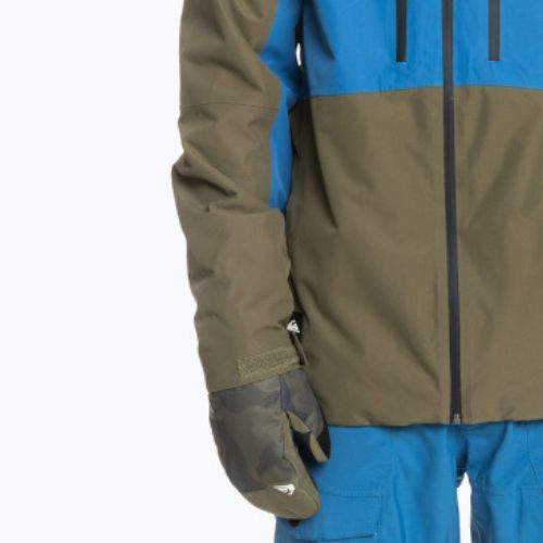 Pánska snowboardová bunda Quiksilver Muldrow zelená EQYTJ3376