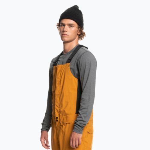 Pánske nohavice na snowboard Quiksilver Utility Bib Yellow EQYTP3153
