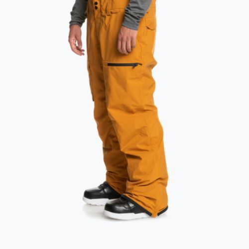 Pánske nohavice na snowboard Quiksilver Utility Bib Yellow EQYTP3153
