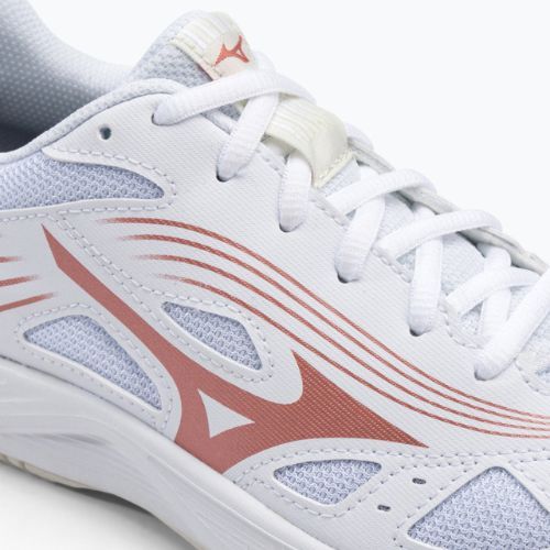 Dámska volejbalová obuv Mizuno Cyclone Speed 3 bielo-ružová V1GC218K36_36./3.5